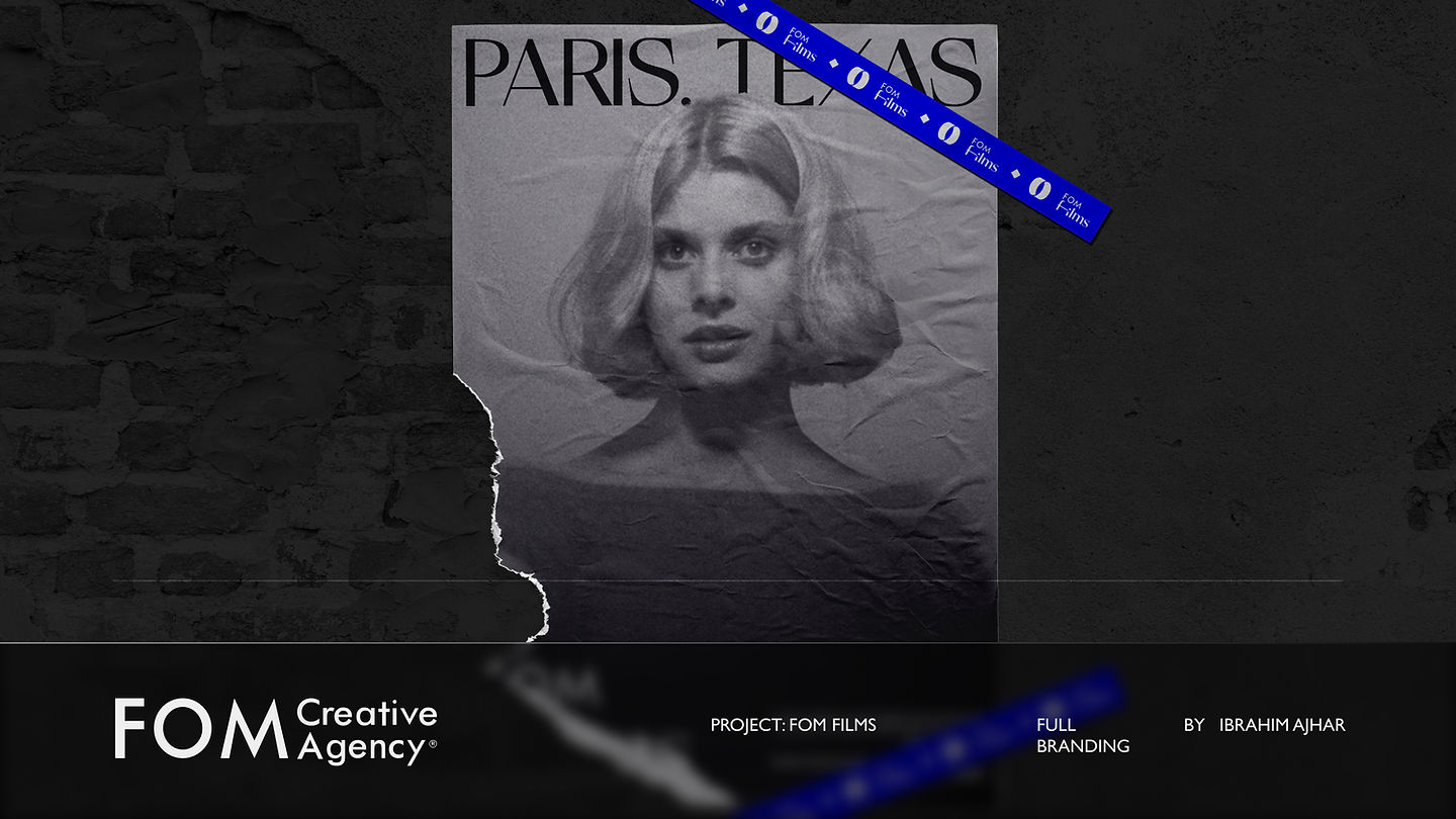 FOM Films Re-branding & Identity System – Storytelling Through Visual Experience