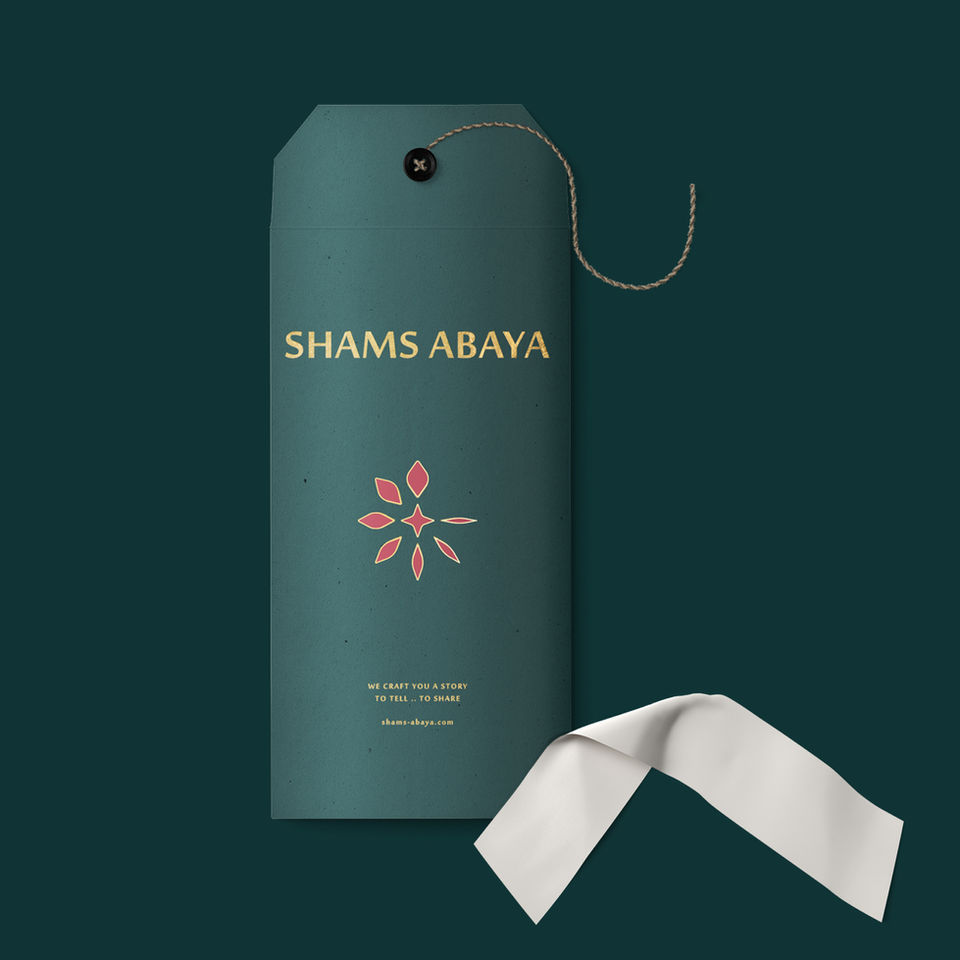 Shams Abaya - عباية شمس - Branding - visual identity - Syrian brand - Fashion & Retail (Traditional Clothing / Abayas & Kaftans) - البسة تقليدية سورية - عباية سورية - لباس تراثي سوري - FOM creative agency - FOM CA - هوية بصرية