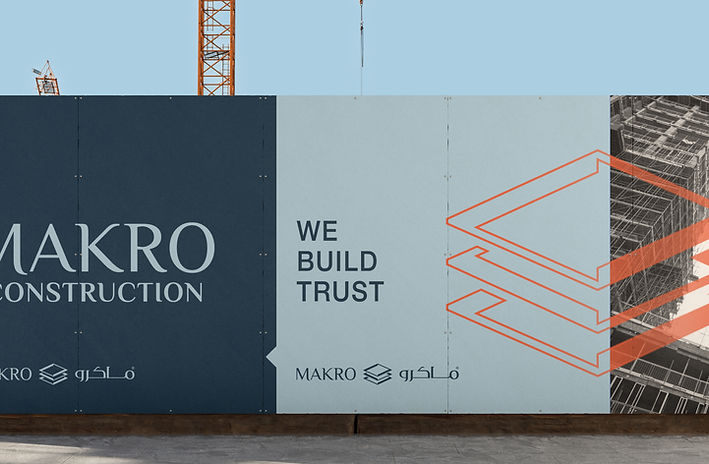 MAKRO Construction – Visual Identity & Brand System