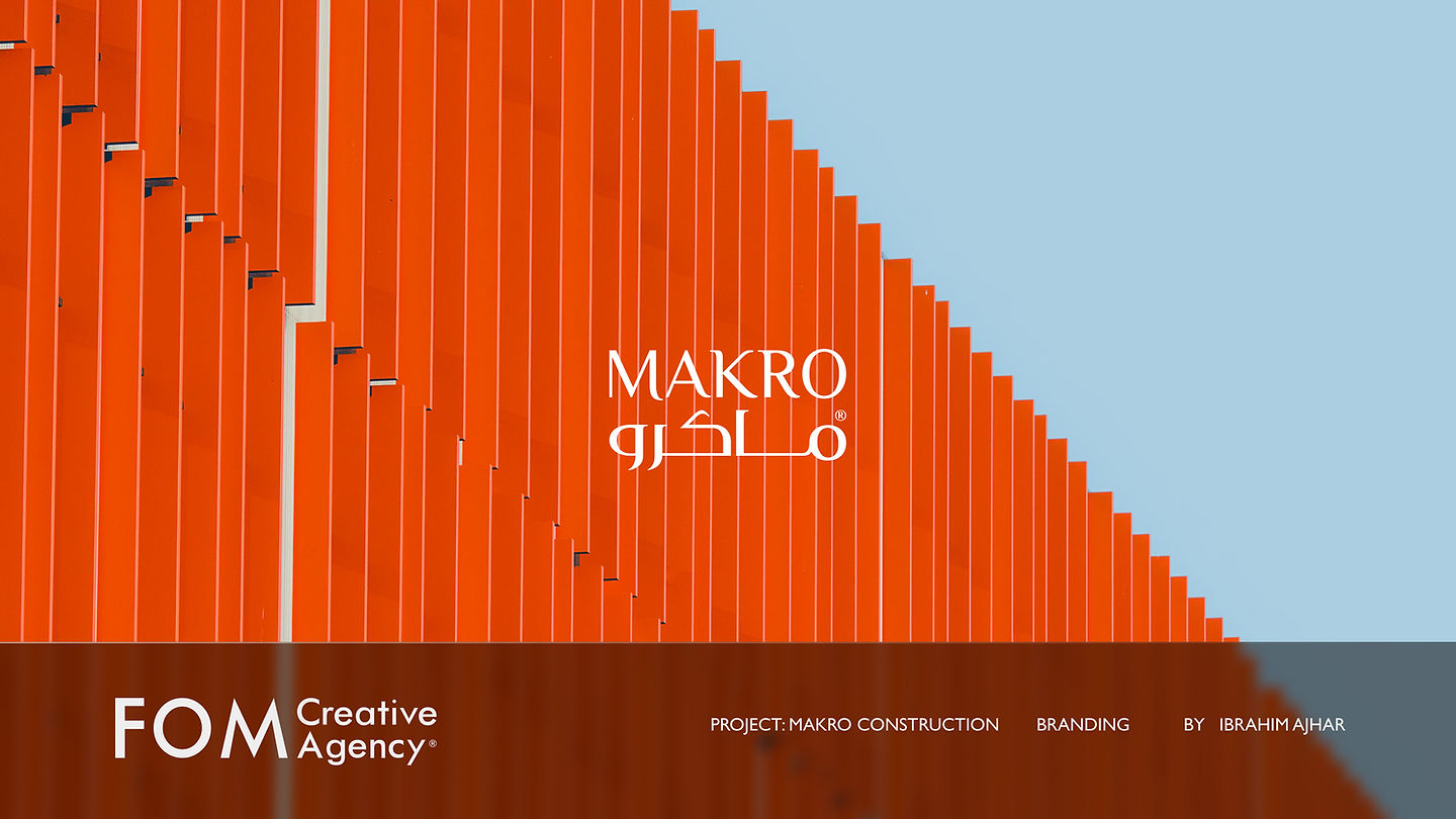 MAKRO Construction – Visual Identity & Brand System