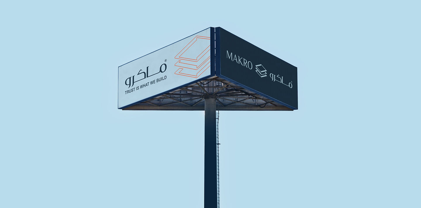 MAKRO Construction – Visual Identity & Brand System